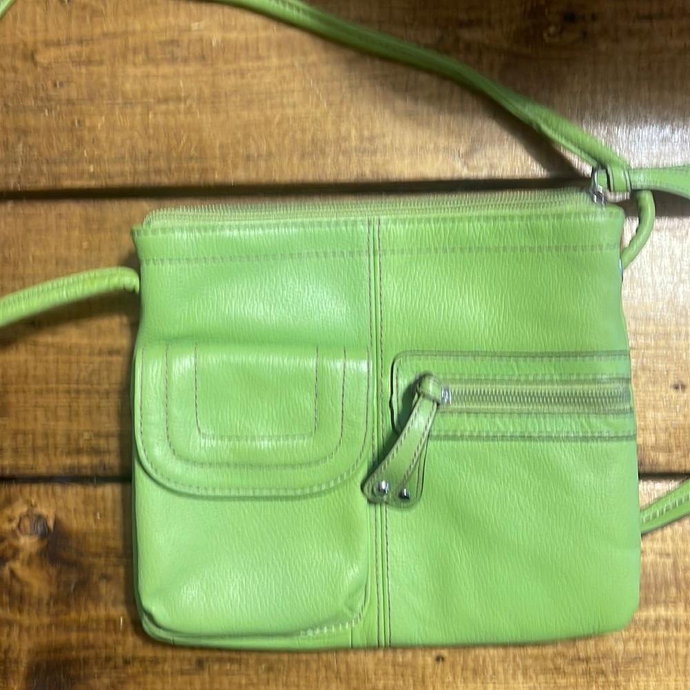 Clarks green crossbody